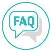 Icon of FAQ bubble